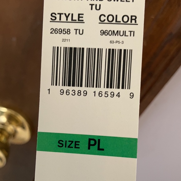 Alfred Dunner print embellished top PL - Picture 7 of 17